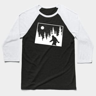 Wyoming Bigfoot City Baseball T-Shirt